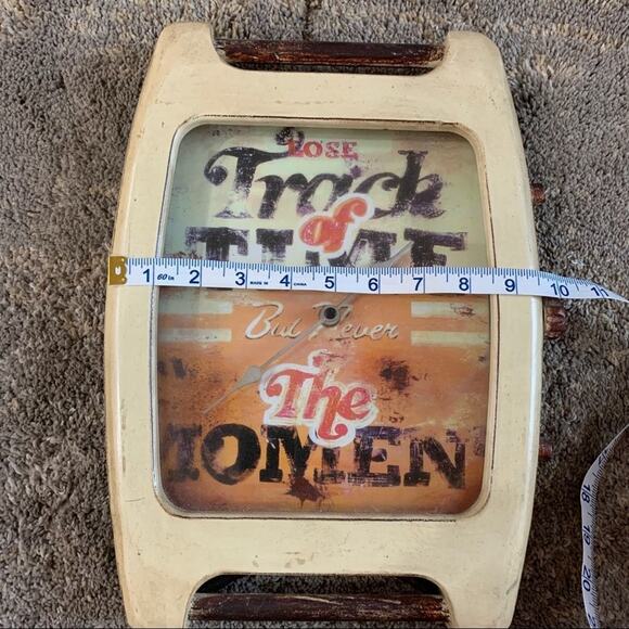 Decorative Antique/Rustic/Vintage Standing table clock works with batteries - Picture 8 of 9